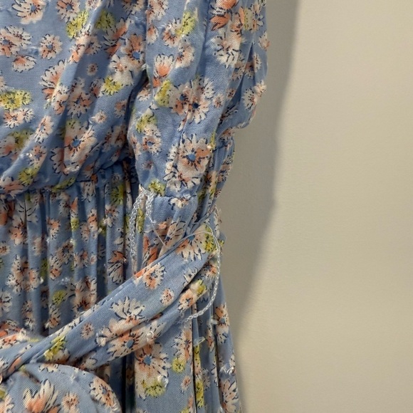 Lulus Sunny Bliss Light Blue Floral Print Tiered Maxi Dress - Picture 10 of 16
